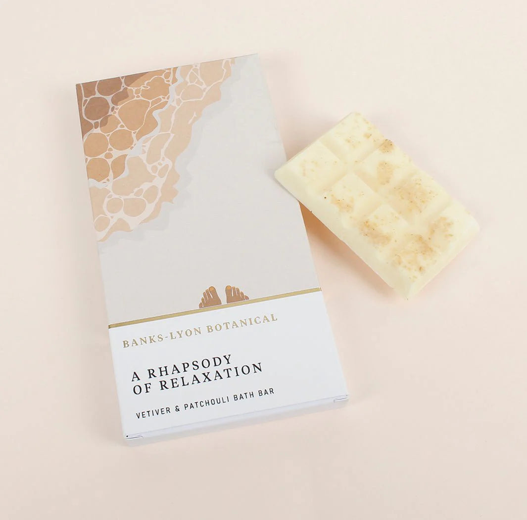 Banks-Lyon Solid Bath Oil Bar - Vetiver & Patchouli