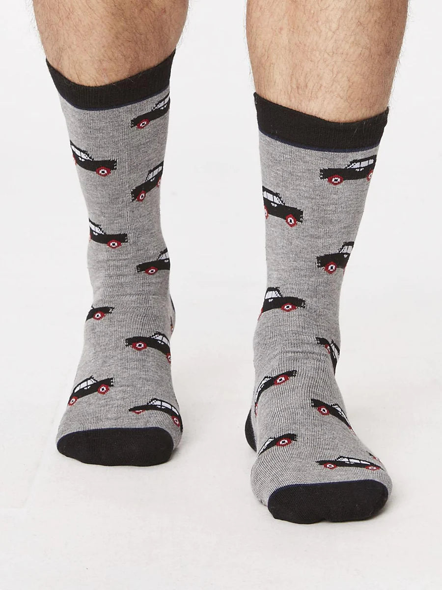 Men's London Taxi Bamboo Socks