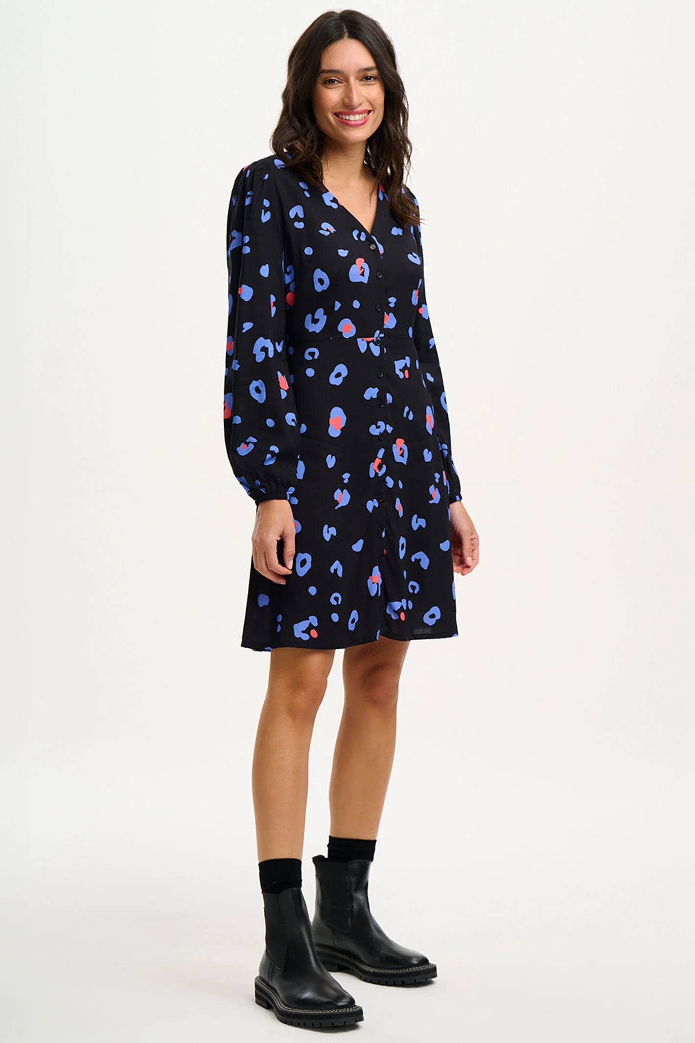 SugarHill Brighton Natalia Tea Dress - Black