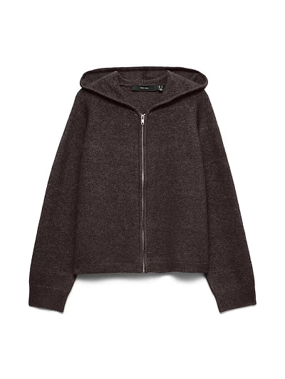 VERO MODA VMSHARON LS HOODIE ZIP CARDIGAN BOO