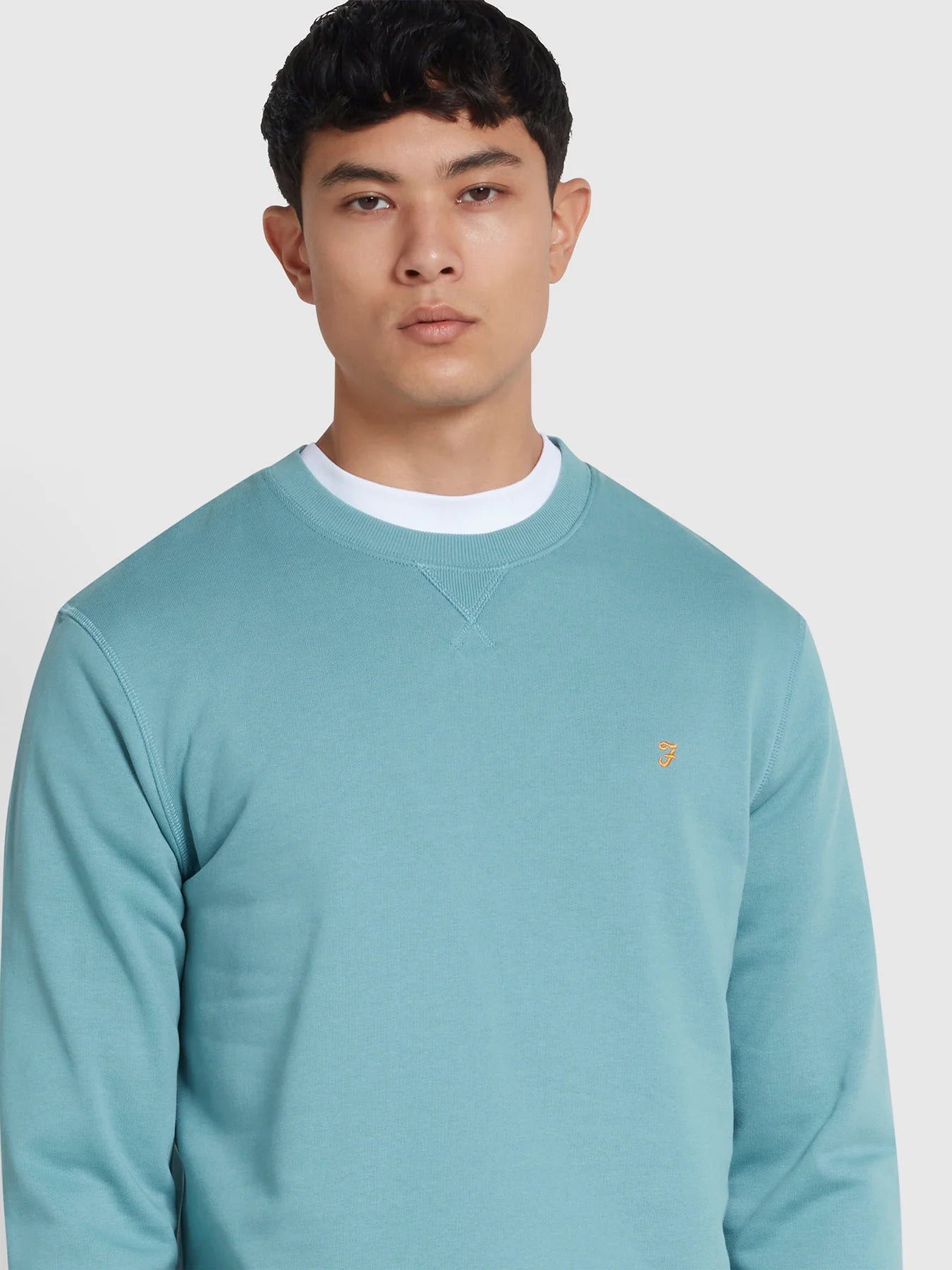 Tim New Crew Sweatshirt - Brook Blue