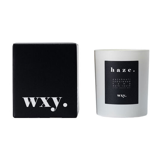 WXY Haze Classic Candle - Patchouli & Hemp