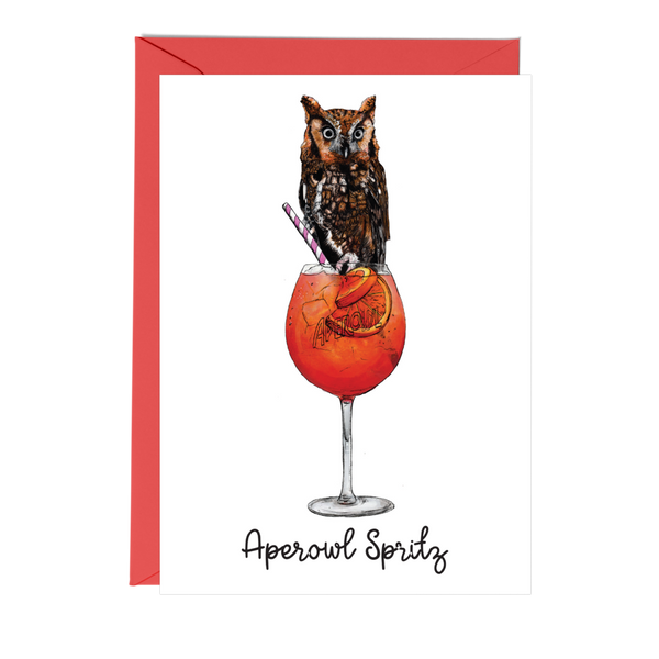 Aperowl Spritz Greeting Card