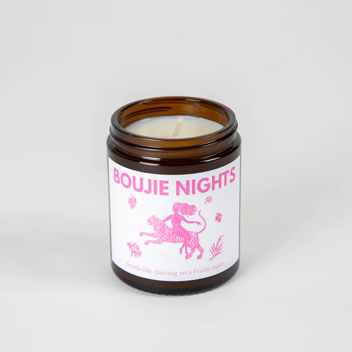 LES BOUJIES Boujie Nights Citrus, Basil & Mandarin Candle