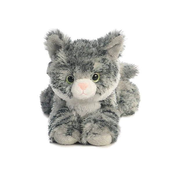 Palm Pals Mini Flopsies Lily Tabby Cat Soft Toy