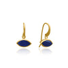 Azuni Lena Marquise Gemstone Earrings Gold