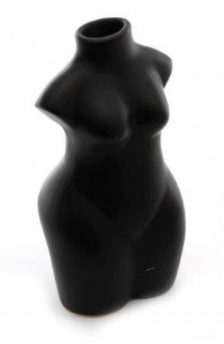 Silhouette Black Vase Small