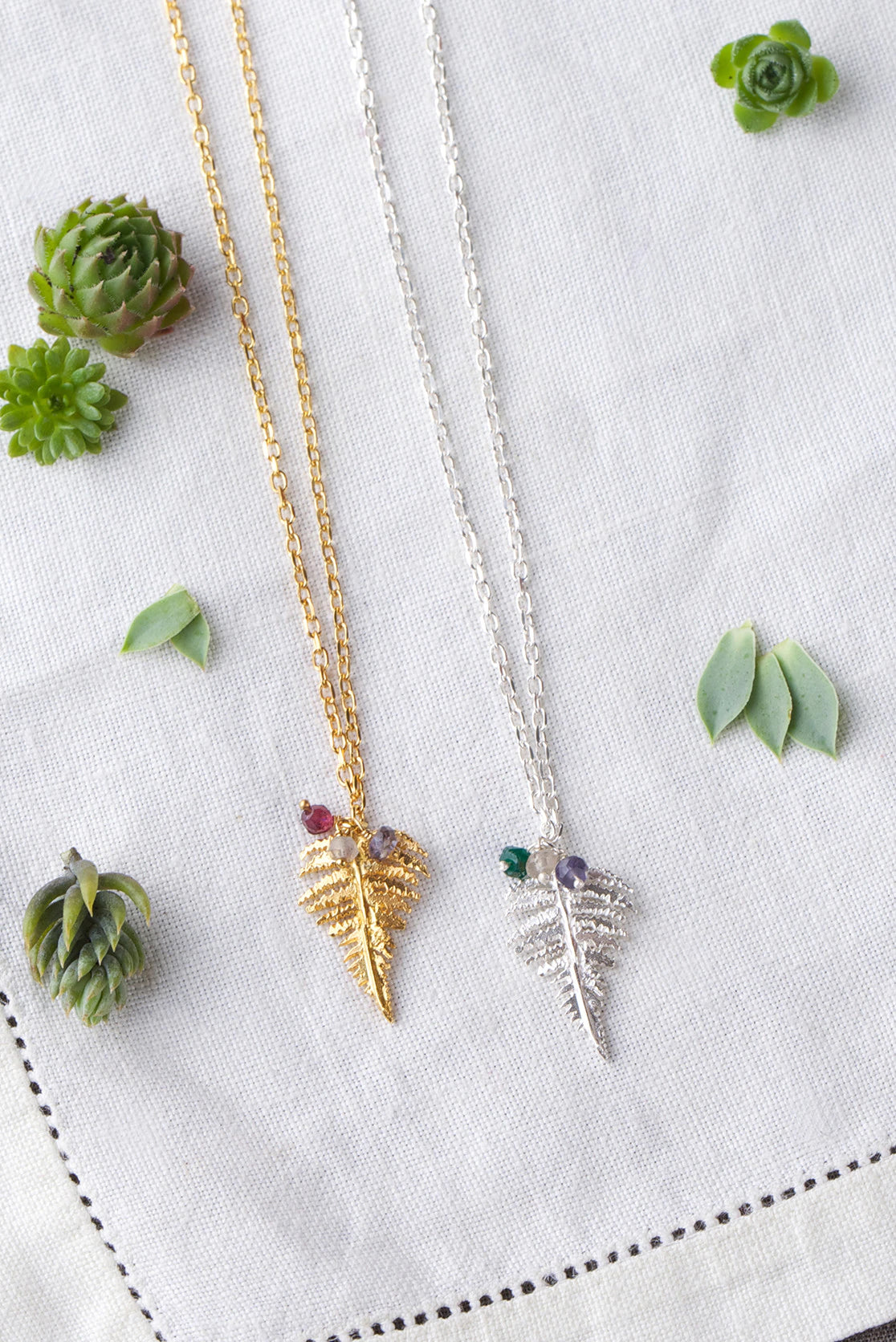 Amanda Coleman Fern Pendant - Silver