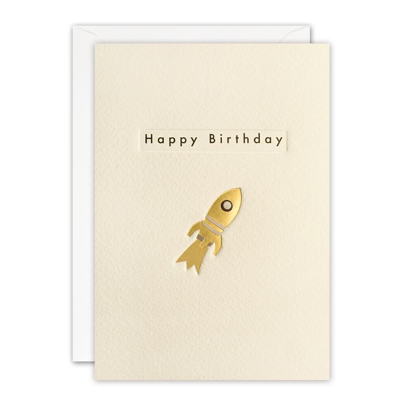 Birthday Rocket Ingot Card