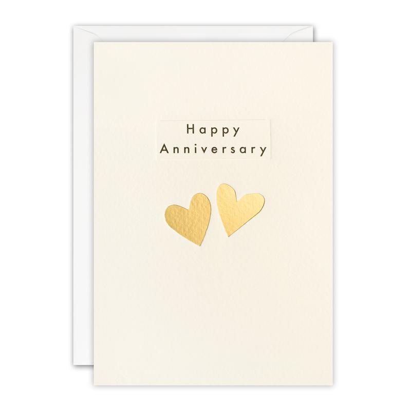 Anniversary Hearts Ingot Card