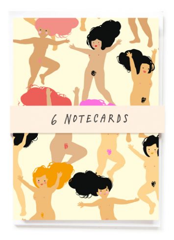 Nudie Girls Celebrating Note Card Pack
