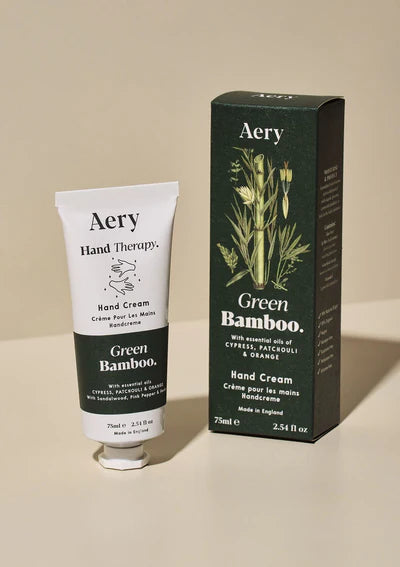 Green Bamboo Hand Cream - Cypress Patchouli & Orange