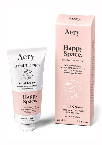 Happy Space Hand Cream - Rose Geranium & Amber