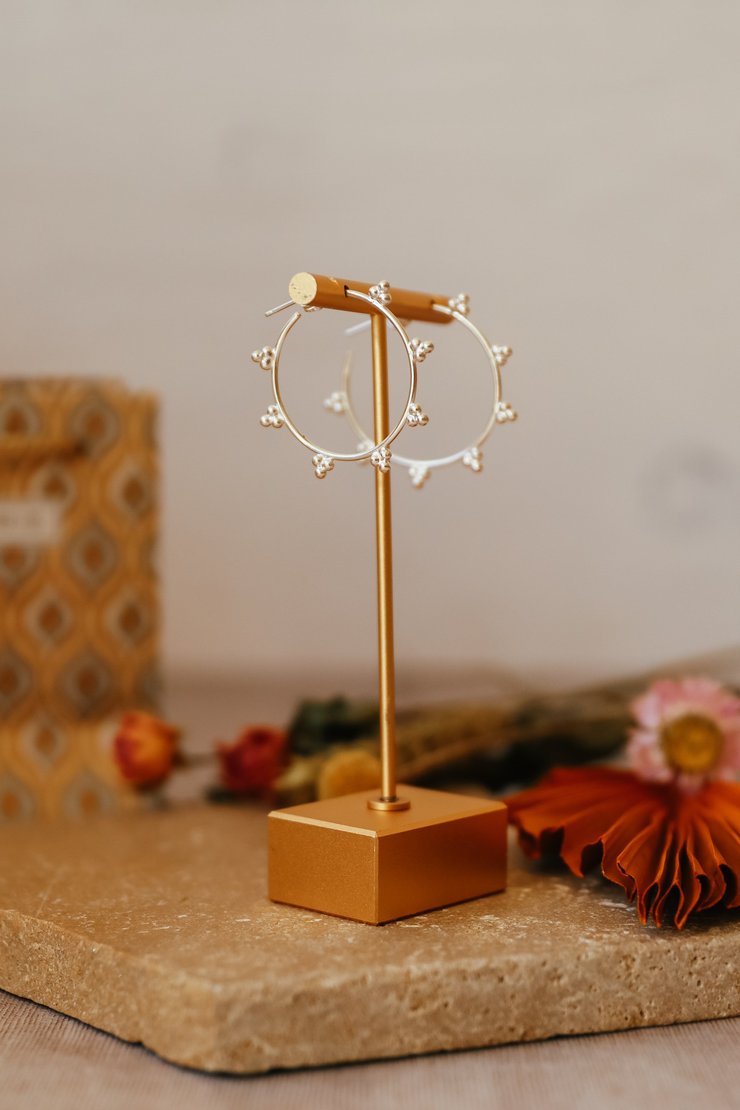 My Doris Mini Ball Hoop Silver