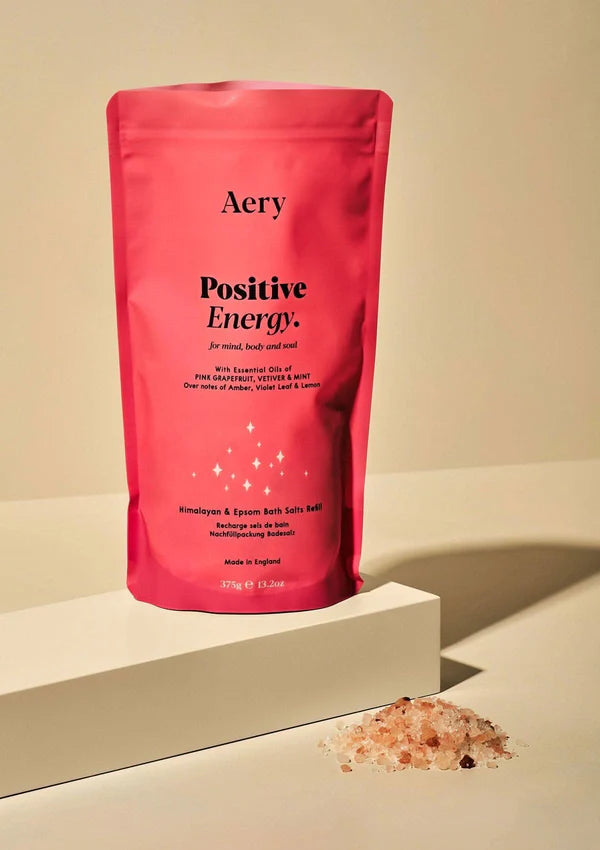 Aery Positive Energy Bath Salts Refill - Grapefruit Vetiver & Mint