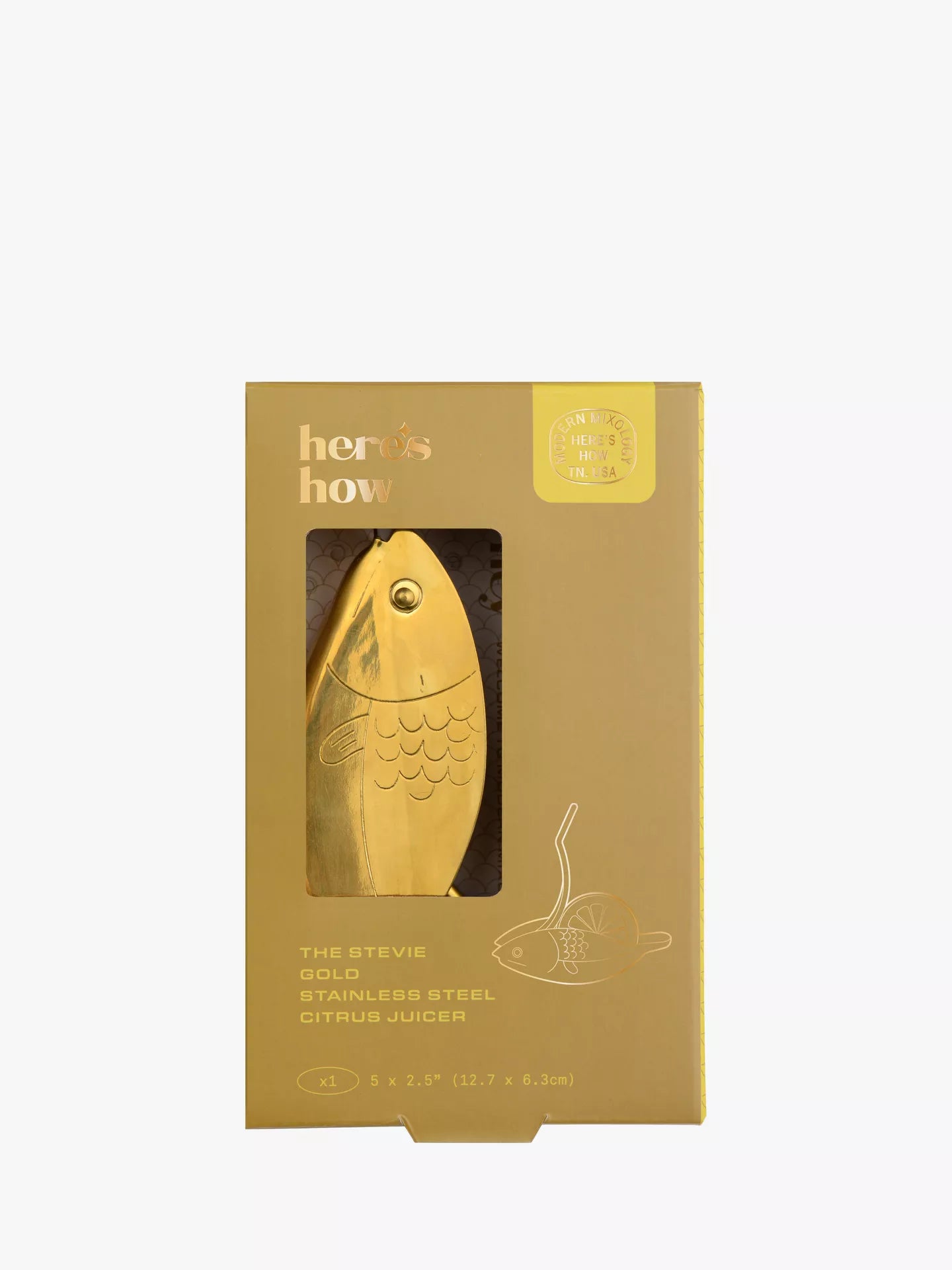 Here's How Stevie Fish Gold Citrus Juicer