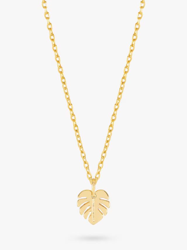 Estella Bartlett - Monstera Leaf Necklace