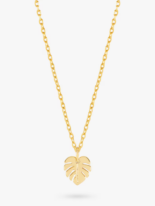 Estella Bartlett - Monstera Leaf Necklace