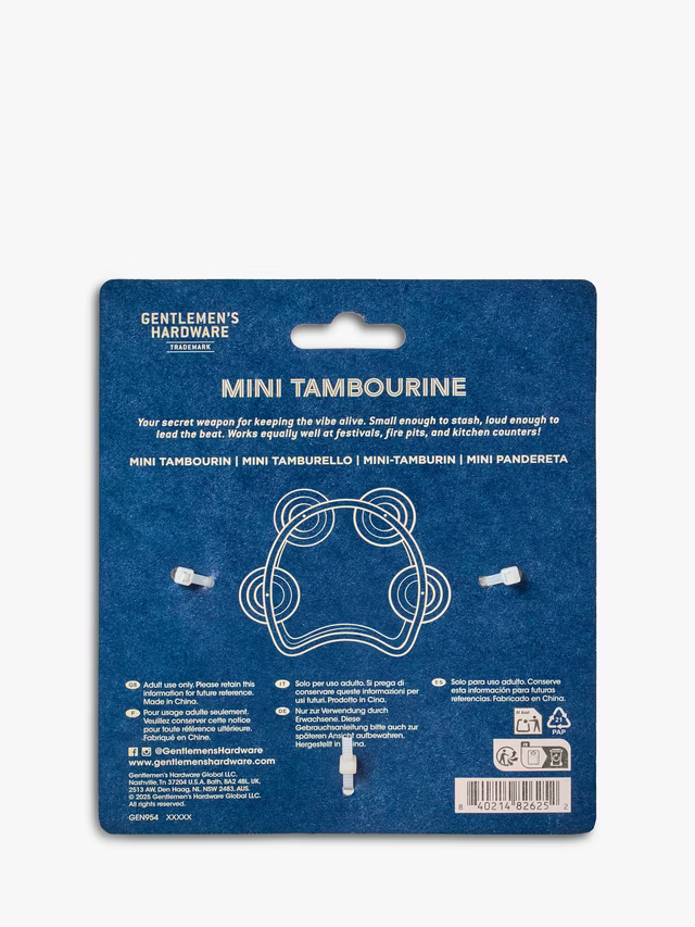 Gentlemen's Hardware - Mini Tambourine
