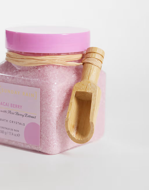 Sunday Rain - Acai Berry Bath Crystals Salts