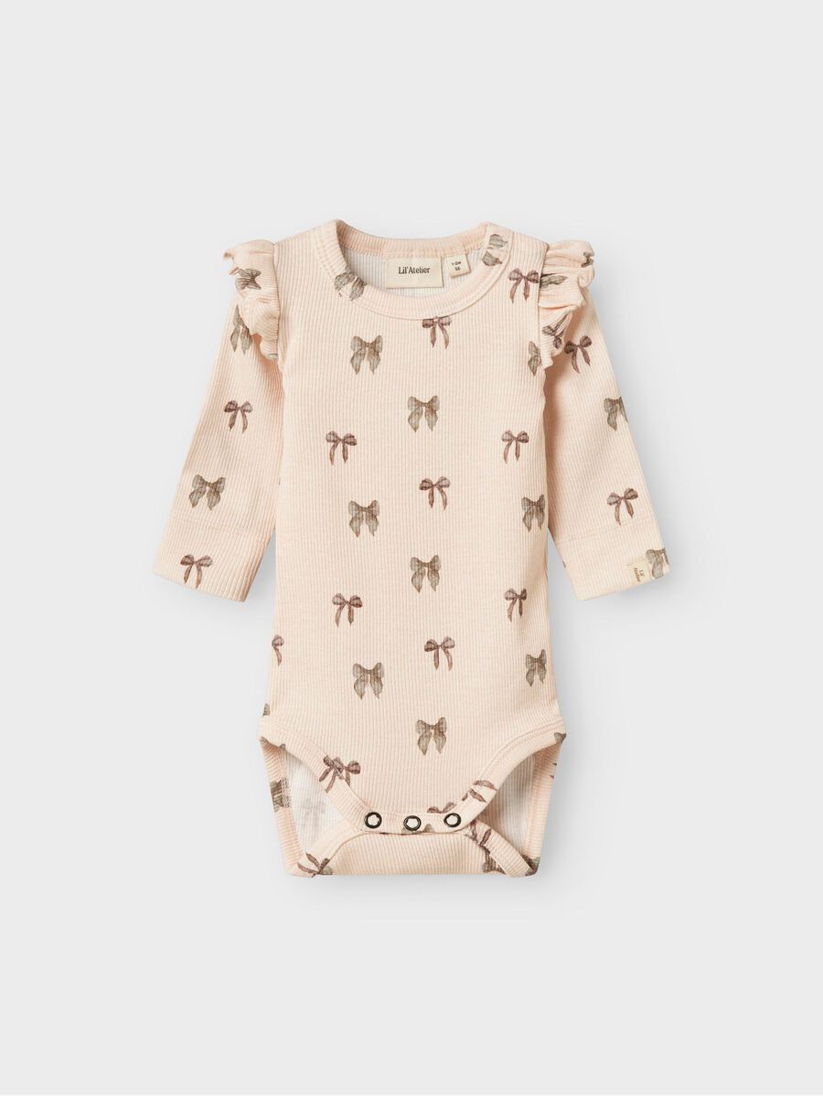 Lil'Atelier - Long Sleeved Romper Ribbons