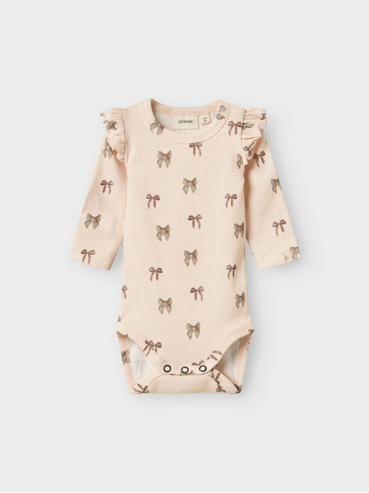 Lil'Atelier - Long Sleeved Romper Ribbons