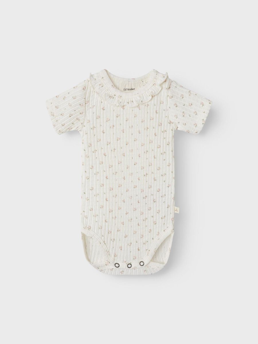 Lil'Atelier - Coconut milk flowery Organic Cotton Romper