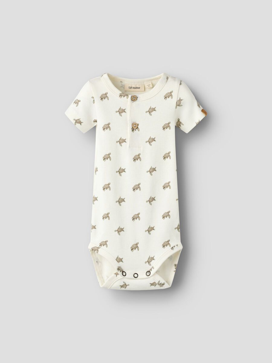 name it - Turtle printed romper