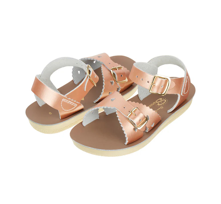 Sun-San Salt Water Sandals - Sweetheart Rose Gold Kids Sandal