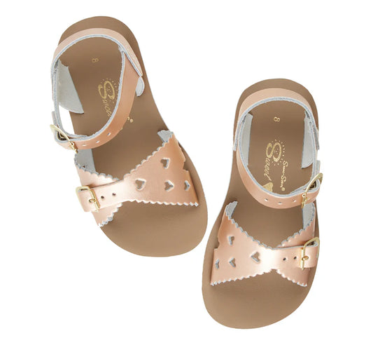 Sun-San Salt Water Sandals - Sweetheart Rose Gold Kids Sandal