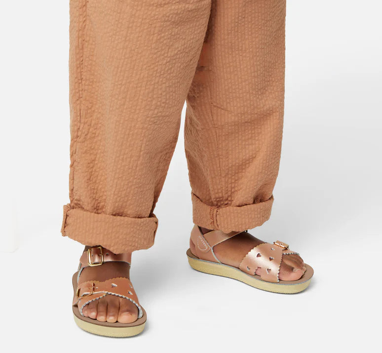 Sun-San Salt Water Sandals - Sweetheart Rose Gold Kids Sandal