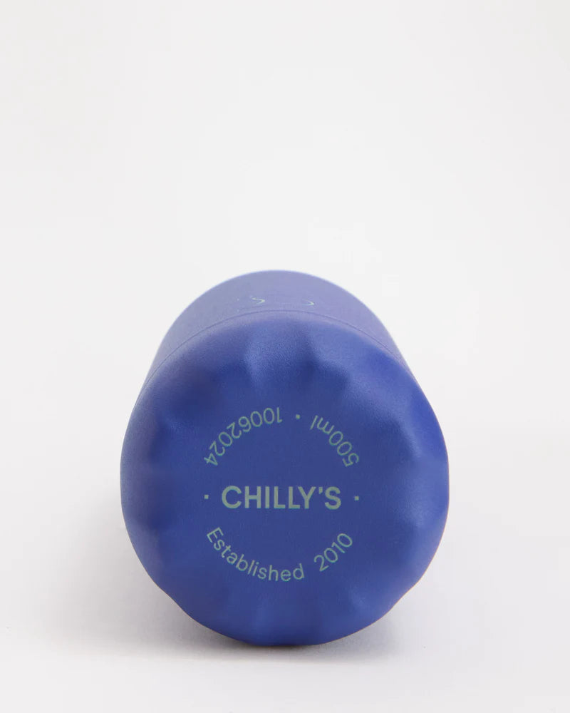 Chilly's - Matte Blue Water Bottle