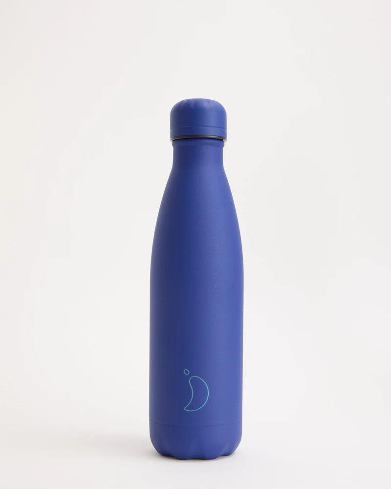 Chilly's - Matte Blue Water Bottle