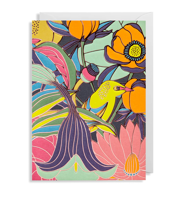 Hawaii Tropical Floral Card