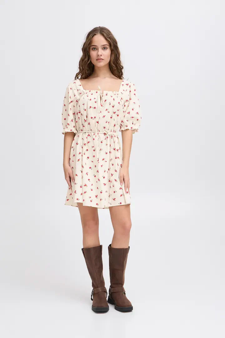 ICHI - Rosey Dress Geranium Flower