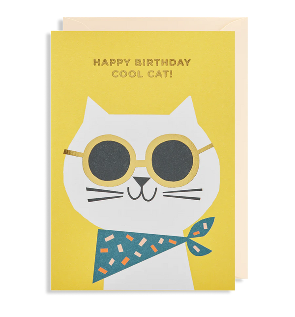 Happy Birthday Cool Cat! Card