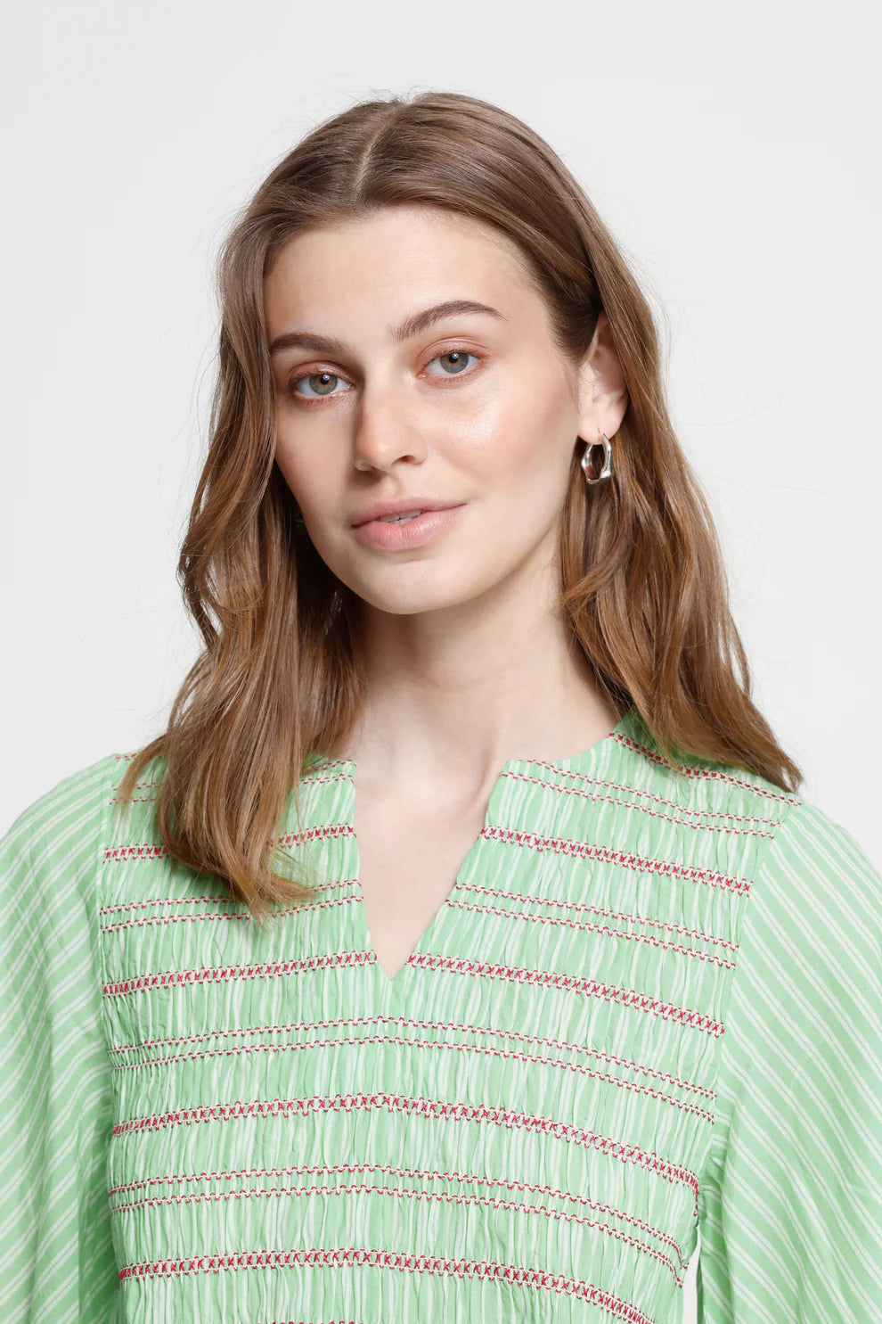 Ichi - IHLocy Blouse Green / Birch