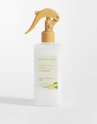 Sunday Rain - Warm Vanilla Sugar Body Lotion Mist