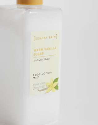 Sunday Rain - Warm Vanilla Sugar Body Lotion Mist
