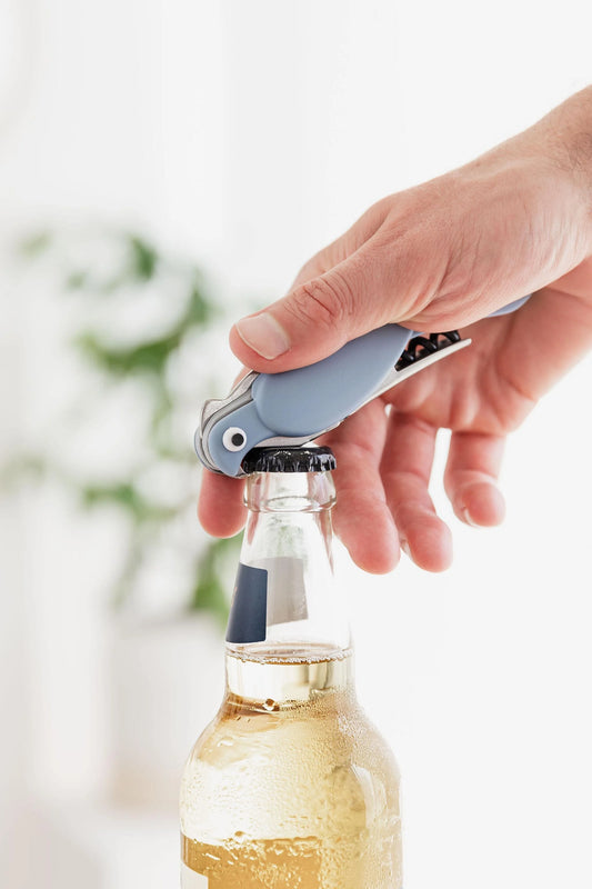 UBERSTAR - Budgie Bottle Opener - Blue