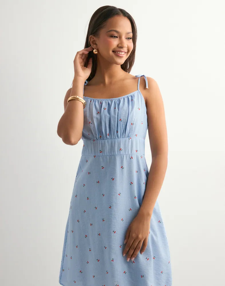 Vero moda - Vmodette sl short dress wvn ga