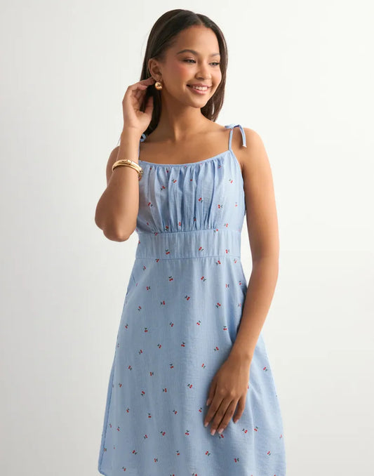 Vero moda - Vmodette sl short dress wvn ga