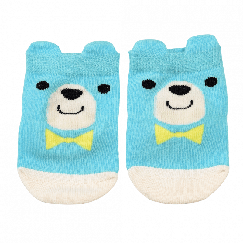 Blue Bear Baby Socks - Set of 1