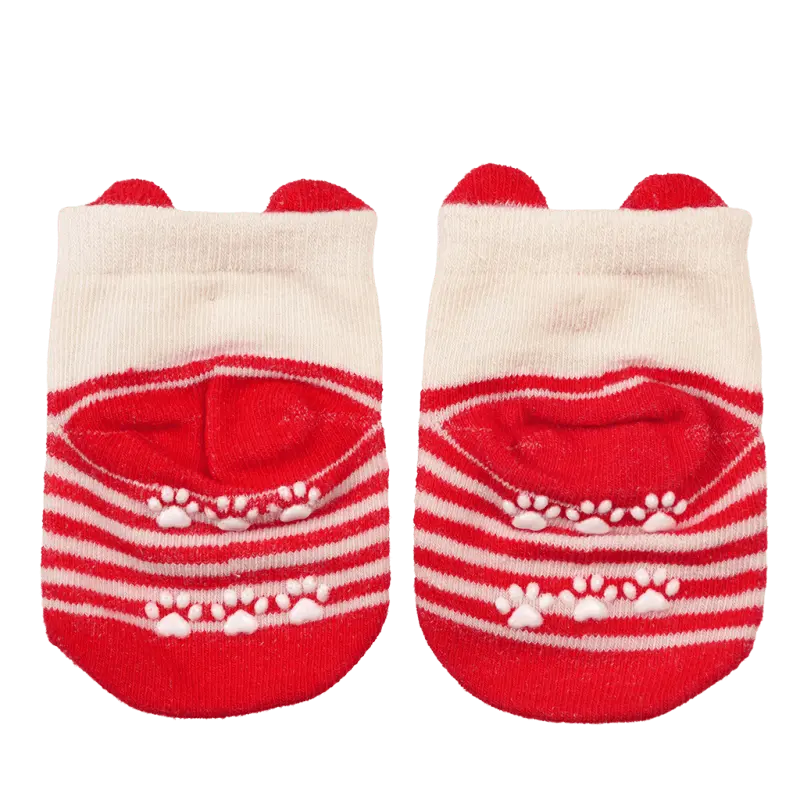 Rex London - Pair of baby socks - Red cat