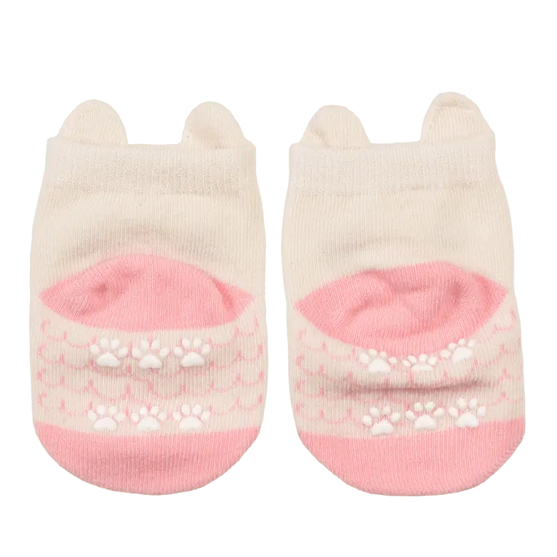 Rex London - Pair of baby socks - Pink owl