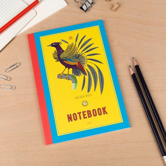 Rex London - A5 notebook - GOLDEN ROSE