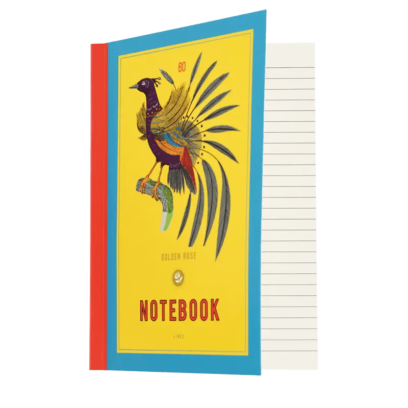 Rex London - A5 notebook - GOLDEN ROSE