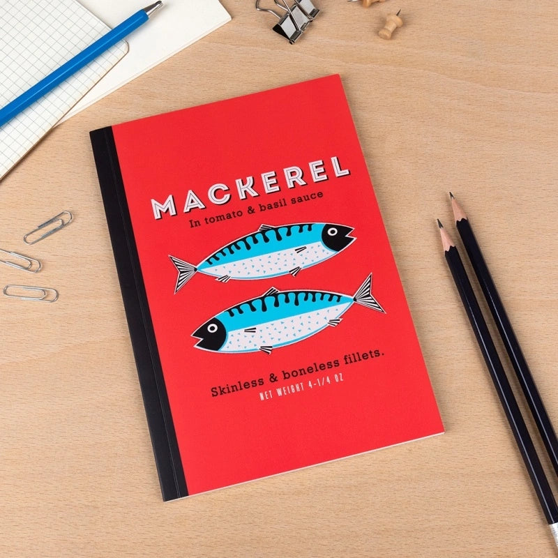 Rex London - A5 notebook - Fish MACKEREL