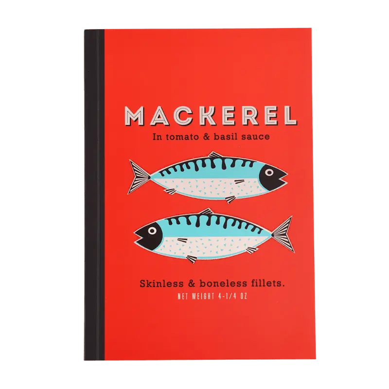 Rex London - A5 notebook - Fish MACKEREL