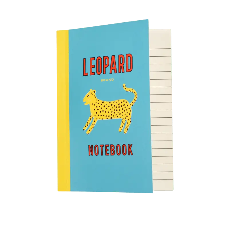 Rex London - A6 notebook - LEOPARD